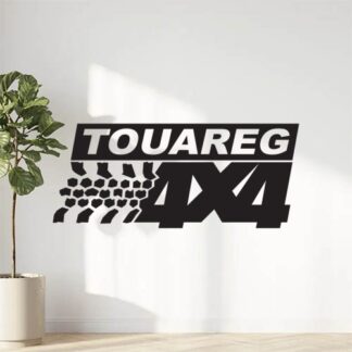 Sticker Autocollant logo 4x4 touareg auto AM87385