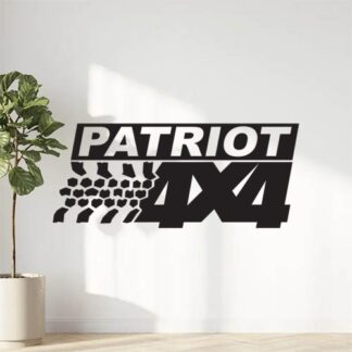 Sticker Autocollant logo 4x4 patriot auto AM87392
