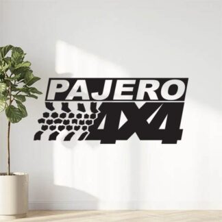 Sticker Autocollant logo 4x4 pajero auto AM87395