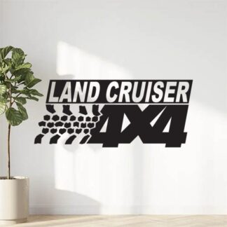 Sticker Autocollant logo 4x4 land cruiser auto AM87402