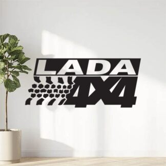 Sticker Autocollant logo 4x4 lada auto AM87403