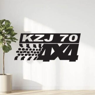 Sticker Autocollant logo 4x4 kzj70 auto AM87407