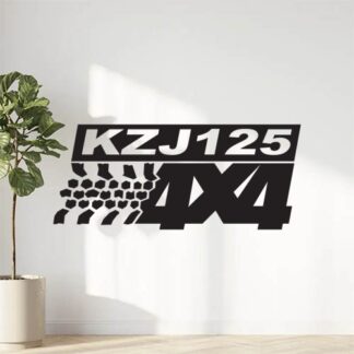 Sticker Autocollant logo 4x4 kzj125 auto AM87408