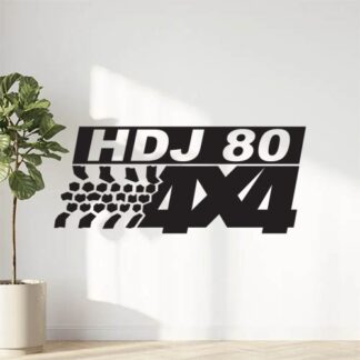 Sticker Autocollant logo 4x4 hdj80 auto AM87412