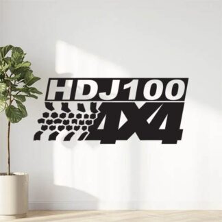 Sticker Autocollant logo 4x4 hdj100 auto AM87414