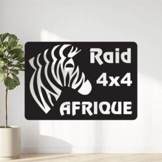 Sticker Autocollant  raid 4x4 afrique auto AM87424