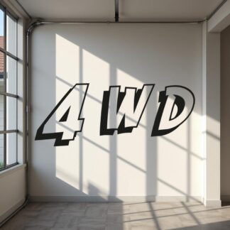 Sticker Autocollant 4wd auto AM87481