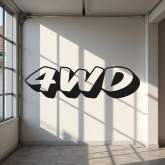 Sticker Autocollant 4wd auto AM87482