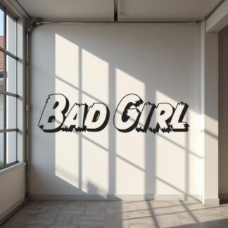 Sticker Autocollant bad girl auto AM87508
