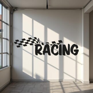 Sticker Autocollant racing auto AM87523