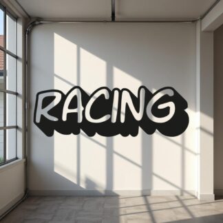 Sticker Autocollant racing auto AM87534