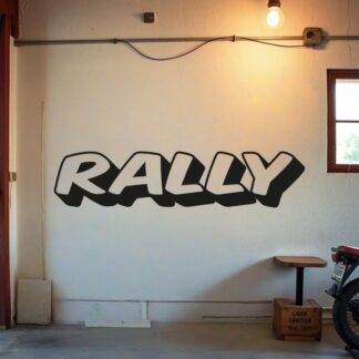 Sticker Autocollant rally auto AM87541