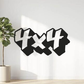 Sticker Autocollant 4x4 auto AM87586