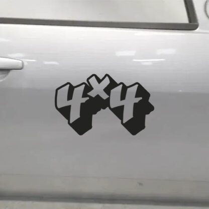 Sticker Autocollant 4x4 auto AM87587