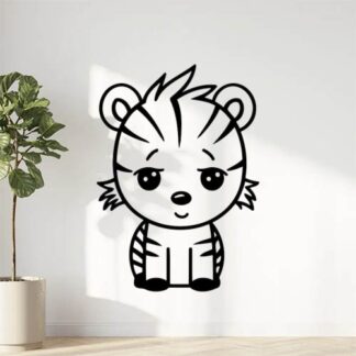 Sticker Autocollant tigre animaux  AN1A21