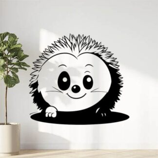 Sticker Autocollant hérisson animaux  AN1A30