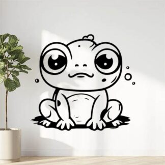 Sticker Autocollant grenouille animaux  AN1A31