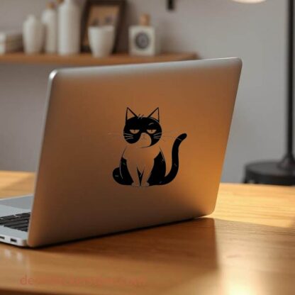 Sticker Autocollant chat animaux  AN1A35