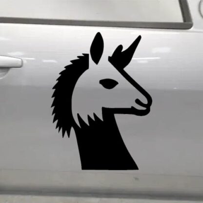 Sticker Autocollant lama  animaux  AN2424