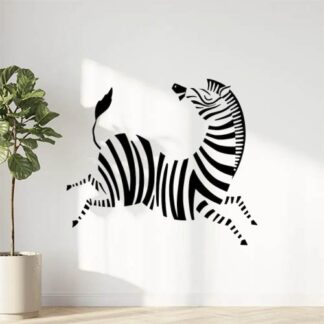 Sticker Autocollant zebre cheval animaux  AN2426