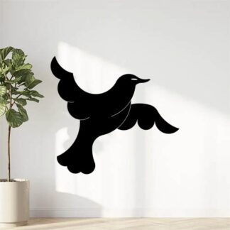 Sticker Autocollant oiseau pigeon colombe animaux  AN2441