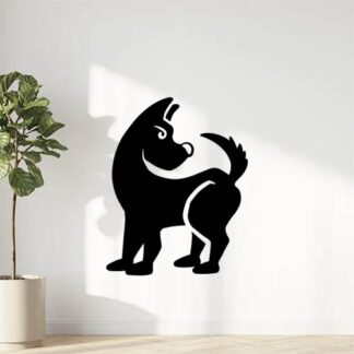 Sticker Autocollant chien animaux  AN2447