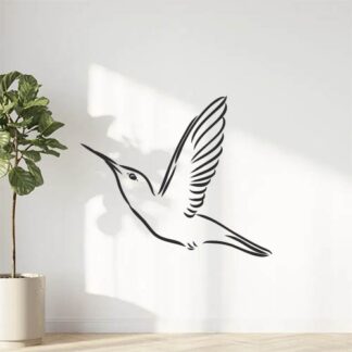 Sticker Autocollant colibri oiseau animaux  AN558