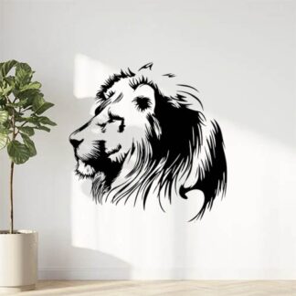 Sticker Autocollant lion animaux  ANI18741