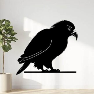 Sticker Autocollant oiseau corbeau animaux  ANI18755