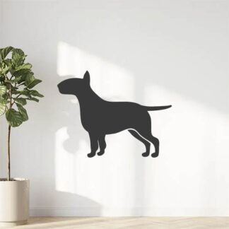 Sticker Autocollant chien bull terrier animaux  ANI1881