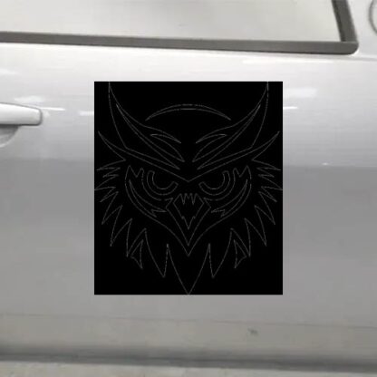 Sticker Autocollant hibou chouette animaux  ANI2111