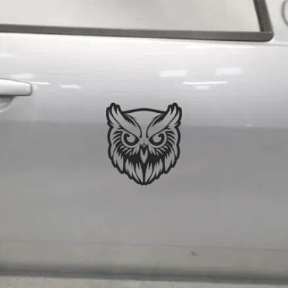 Sticker Autocollant hibou chouette animaux  ANI2114