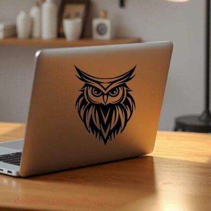 Sticker Autocollant hibou chouette animaux  ANI2115