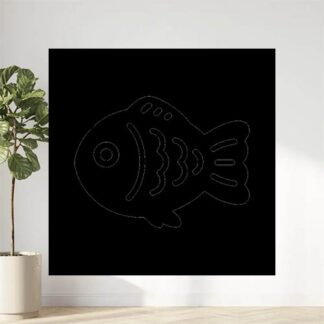 Sticker Autocollant poisson pêche animaux  ANI885