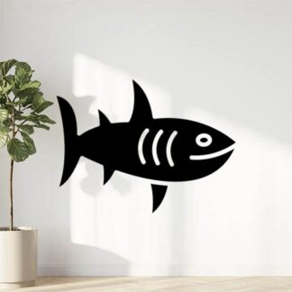 Sticker Autocollant poisson pêche marin requin animaux  ANI888