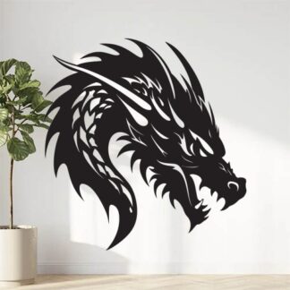 Sticker Autocollant dragon animaux  ANI914