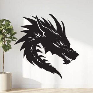 Sticker Autocollant dragon animaux  ANI915
