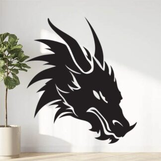 Sticker Autocollant dragon animaux  ANI920