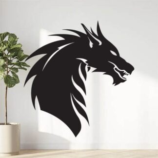 Sticker Autocollant dragon animaux  ANI923