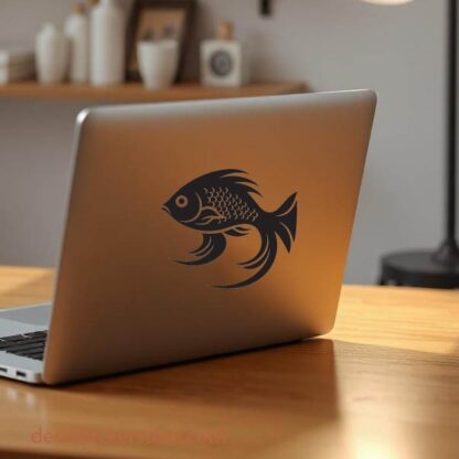 Sticker Autocollant poisson peche animaux  ANI99