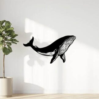Sticker Autocollant baleine marin animaux  ANX21003