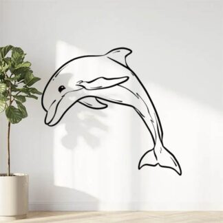 Sticker Autocollant dauphin marin animaux  ANX21004