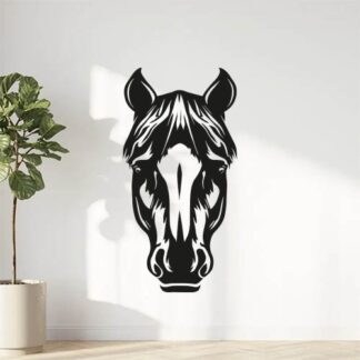 Sticker Autocollant cheval equide animaux  ANX21018