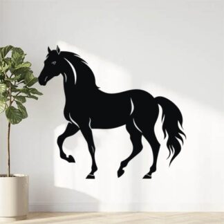 Sticker Autocollant cheval equide animaux  ANX21020