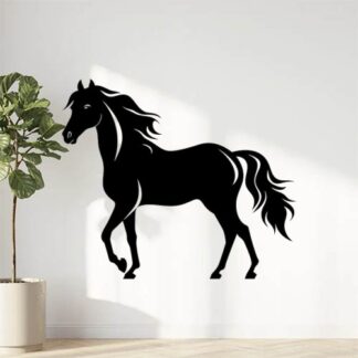 Sticker Autocollant cheval equide animaux  ANX21023