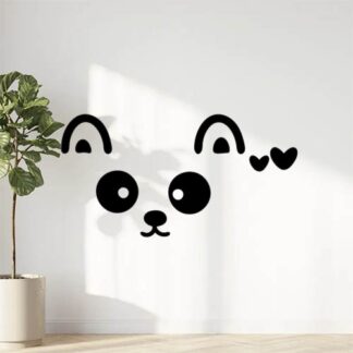 Sticker Autocollant ours coeurs animaux  ANX21039