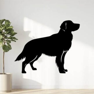 Sticker Autocollant chien labrador golden retriever chasse animaux  ANX21231