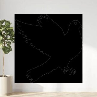 Sticker Autocollant pigeon oiseau animaux  ANX21232