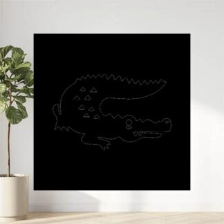 Sticker Autocollant crocodile lezard animaux  ANX21234