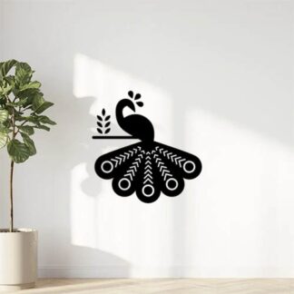 Sticker Autocollant oiseau paon animaux  ANX21238